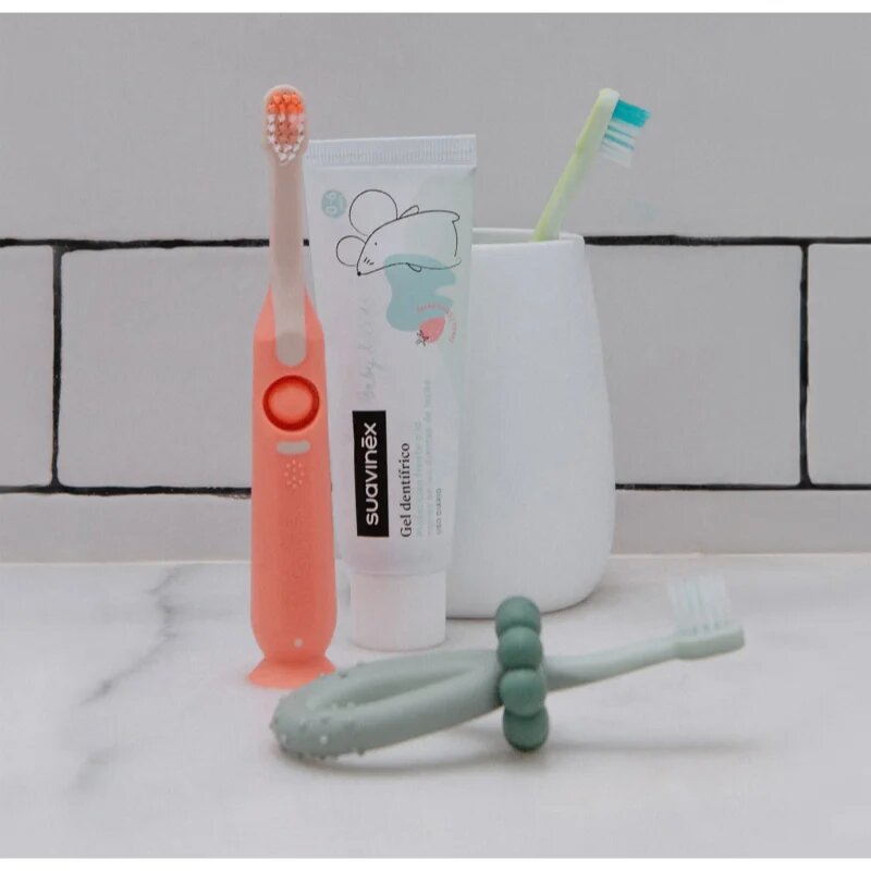 Suavinex Baby & Kids My First Dental Care Set подаръчен комплект за бебета и деца Green