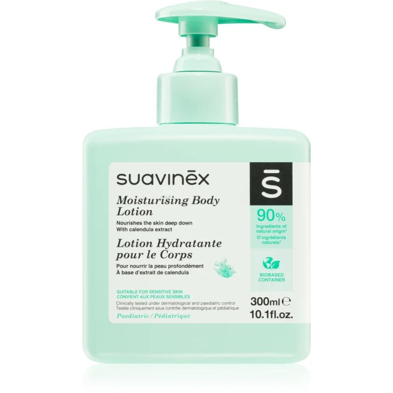 Suavinex Baby Moisturising Body Lotion хидратиращ лосион за тяло за деца от раждането им 300 мл.