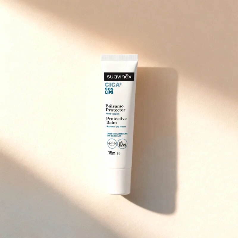 Suavinex CICA Protective Balm защитен балсам за устни 15 мл.