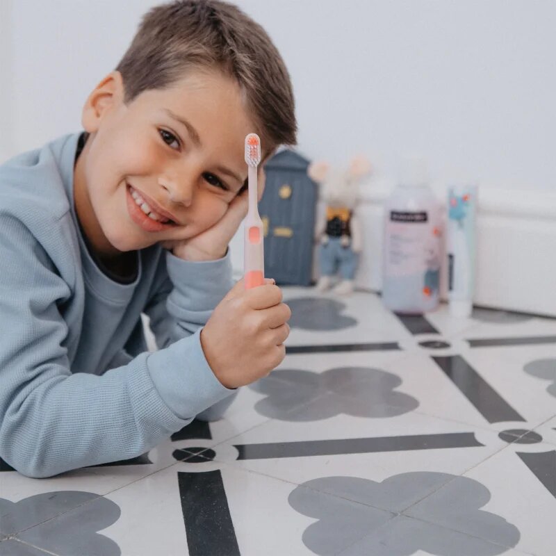 Suavinex Junior 6 y+ четка за зъби за деца Pink 1 бр.