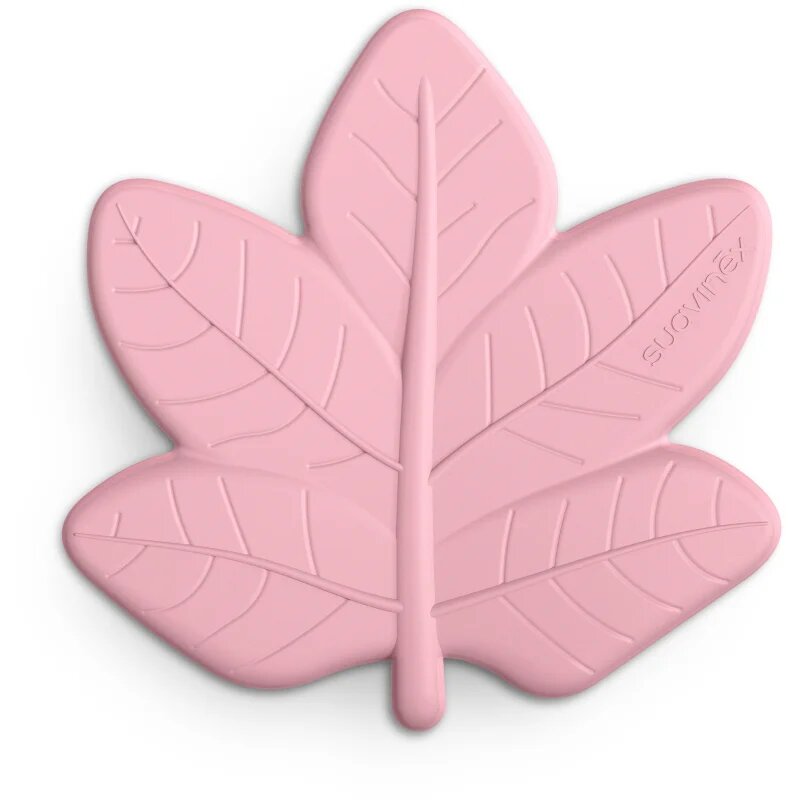 Suavinex Poetry Forest Leaf Teether гризалка 0 m+ Pink 1 бр.