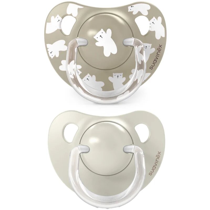 Suavinex Wild & Free Anatomical Silicone 18m+ биберон Cream 2 бр.