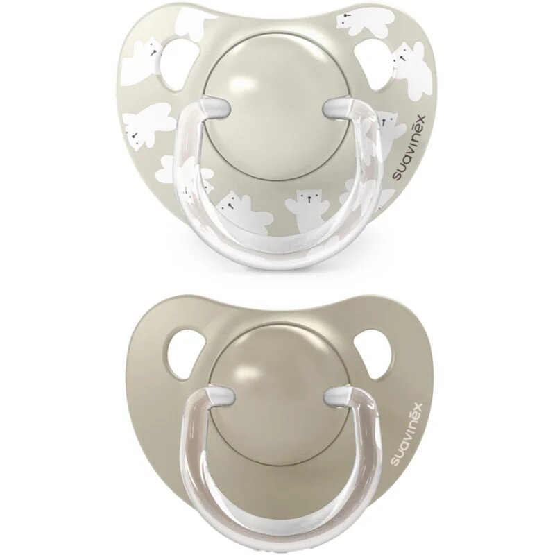 Suavinex Wild & Free Anatomical Silicone 6-18m биберон Cream 2 бр.