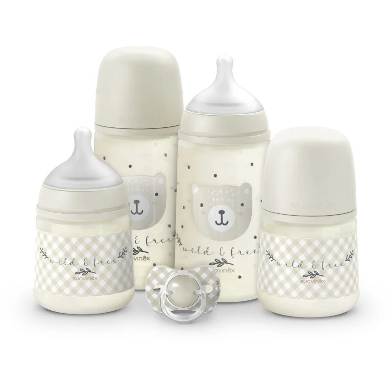 Suavinex Wild & Free Set комплект за бебета 0m+ Beige