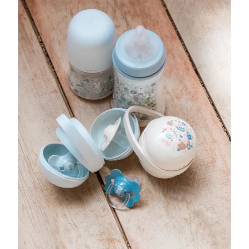 Suavinex Wonderland Duo Soother Case кутийка за биберон Blue Bunny 1 бр.
