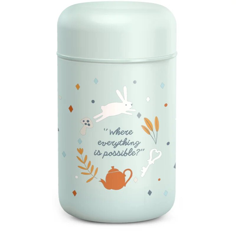Suavinex Wonderland Food Flask термос за храна Green 400 мл.