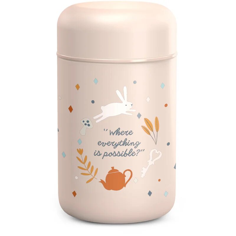 Suavinex Wonderland Food Flask термос за храна Rose 400 мл.