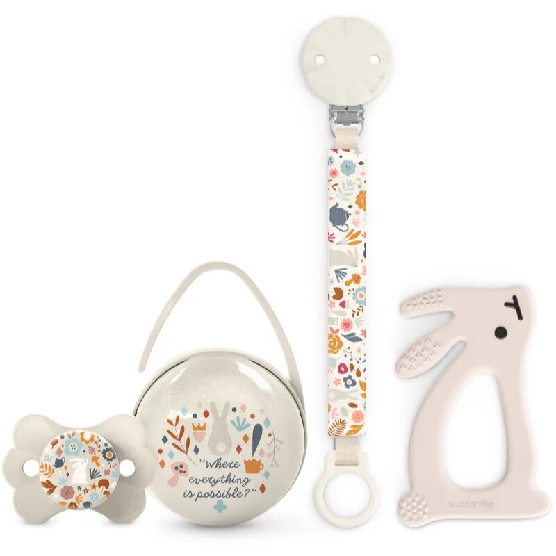Suavinex Wonderland Gift Set 0-6 m Cream подаръчен комплект за бебета