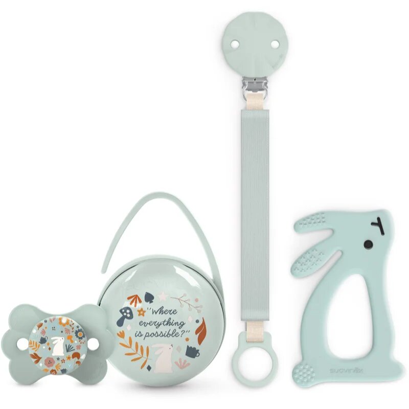 Suavinex Wonderland Gift Set 0-6 m Green подаръчен комплект за бебета
