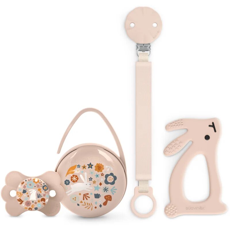 Suavinex Wonderland Gift Set 0-6 m Pink подаръчен комплект за бебета