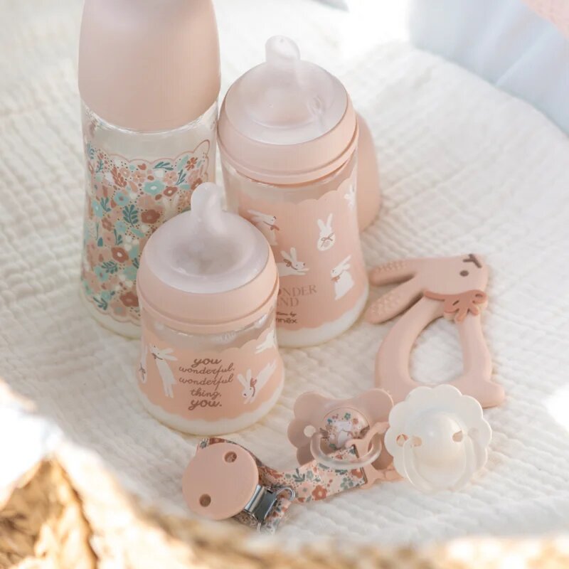 Suavinex Wonderland SX Pro Physiological 0-6 m биберон Pink/ Beige 2 бр.