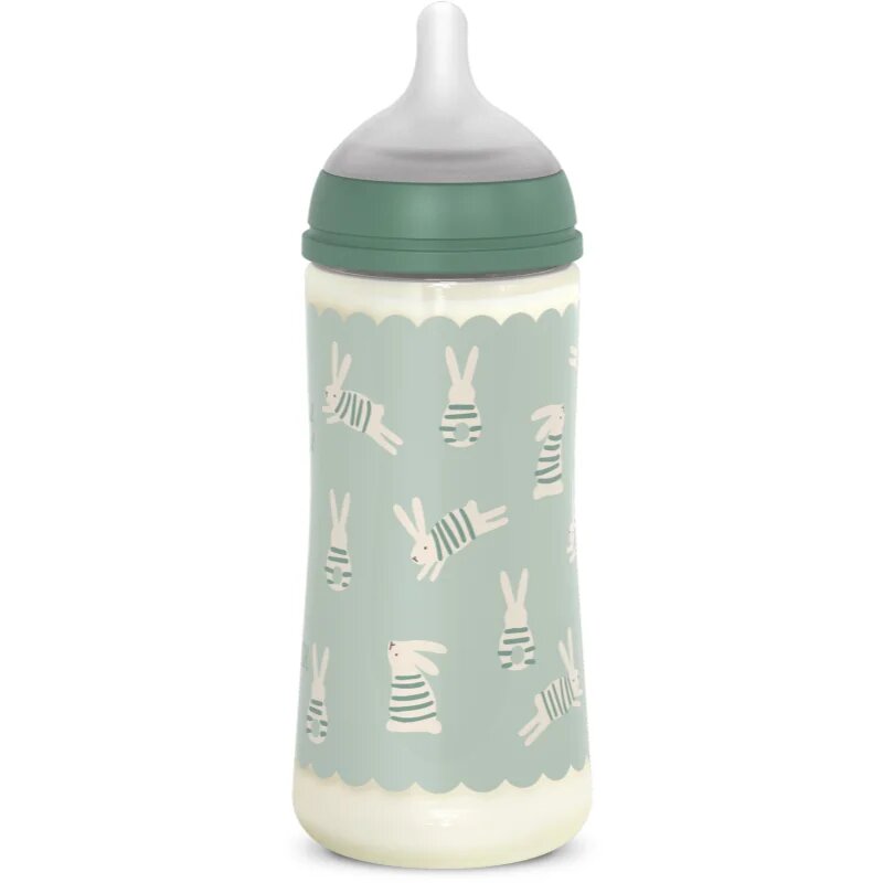 Suavinex Wonderland SX Pro Physiological Anti-Colic бебешко шише Green Bunny 360 мл.