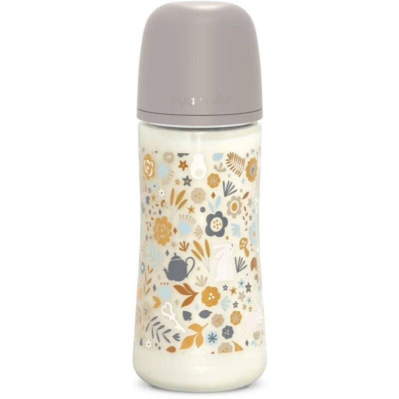 Suavinex Wonderland SX Pro Physiological Anti-Colic бебешко шише L Dense Flow 6 m+ Liberty Cream 1 бр.