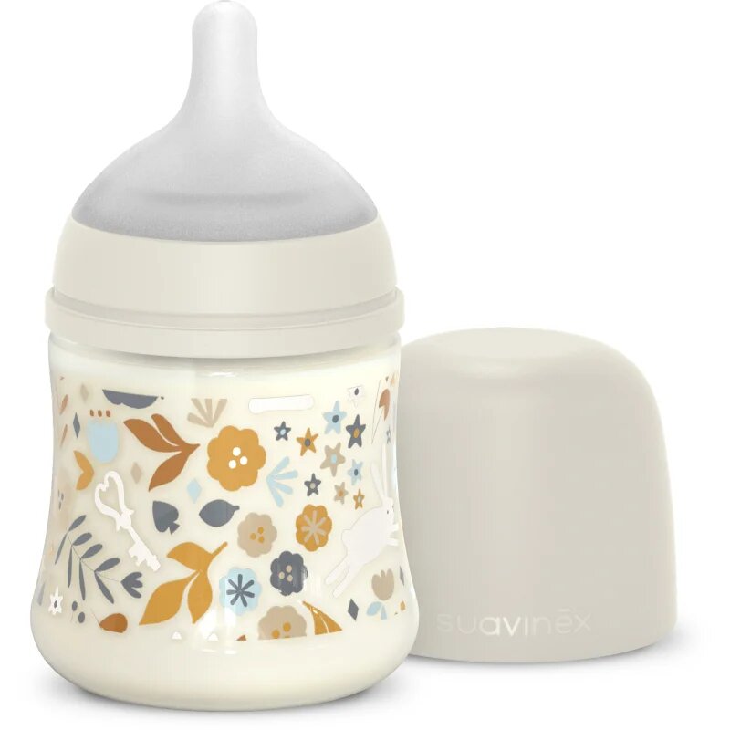 Suavinex Wonderland SX Pro Physiological Anti-Colic бебешко шише S Slow Flow 0 m+ Liberty Cream 1 бр.