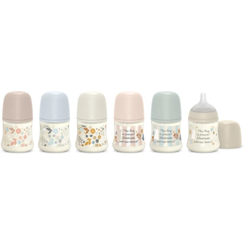 Suavinex Wonderland SX Pro Physiological Anti-Colic бебешко шише S Slow Flow 0 m+ Liberty Cream 1 бр.