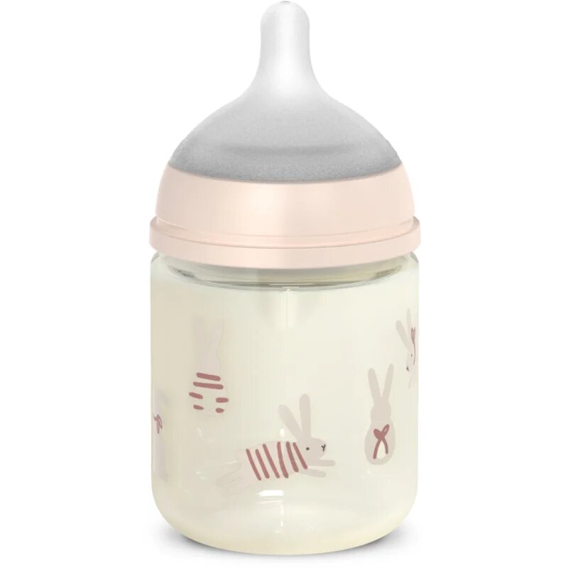 Suavinex Wonderland SX Pro Physiological Anti-Colic Glass стъклено бебешко шише SX PRO +0 SF Pink Bunny 120 мл.