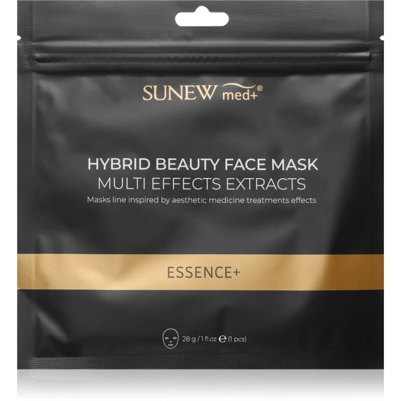 SUNEWMED+ ESSENCE+ Face Sheet Mask with Peptides and Snail Mucin хидратираща платнена маска с пептиди 4 бр.