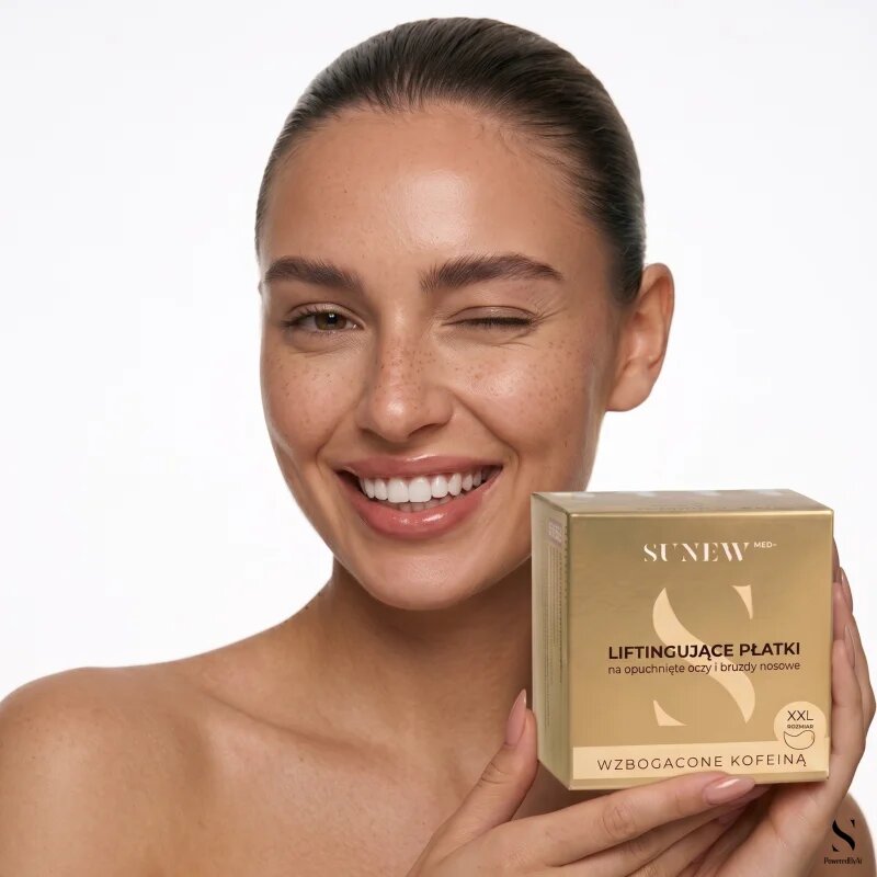 SUNEWMED+ Lifting Eye Patches with Caffeine XXL size стягащи възглавнички с гел за подочната зона с кофеин 60 бр.