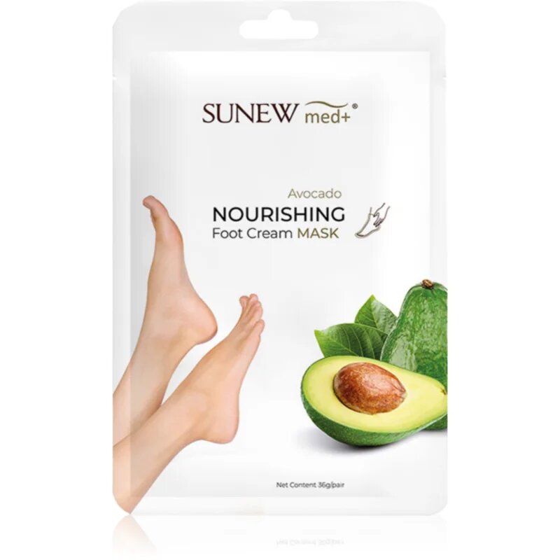 SUNEWMED+ Moisturising Foot Mask with Avocado Oil хидратиращи чорапи за ходила 1 чифт