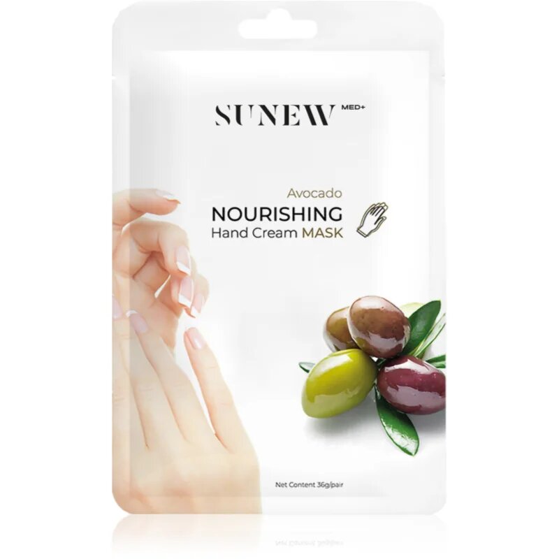SUNEWMED+ Moisturising Hand Mask with Jojoba Oil and Olive Oil хидратираща маска за ръце с маслинено олио 1 чифт