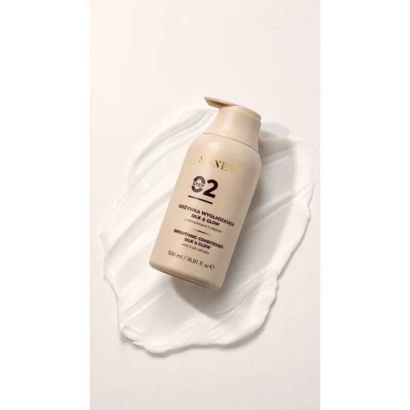 SUNEWMED+ Silk & Glow Repairing Conditioner изправящ балсам за блясък и мекота на косата 500 мл.