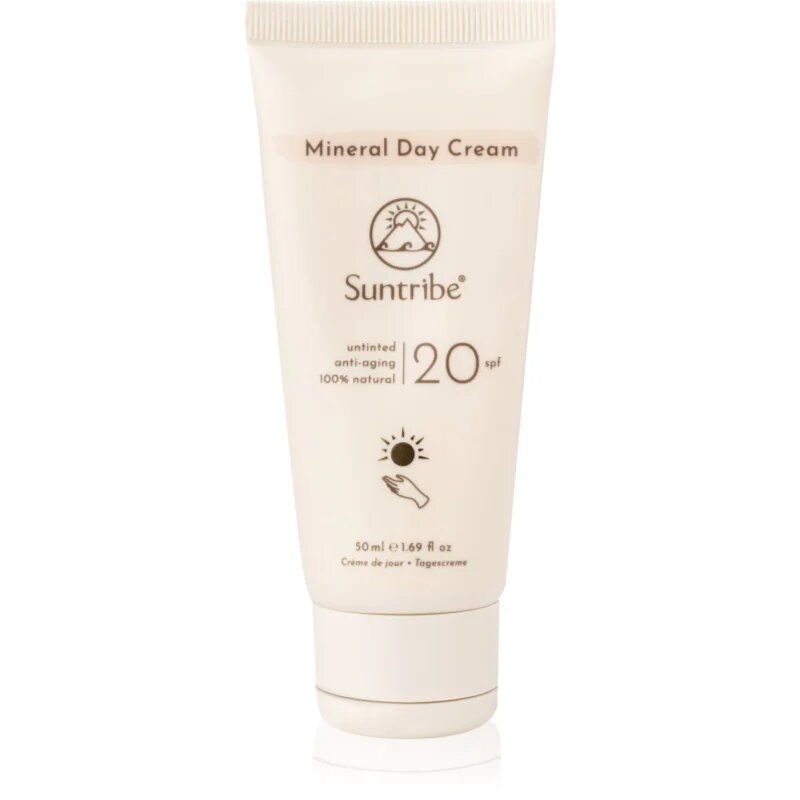 Suntribe Mineral Day Cream слънцезащитен минерален крем SPF 20 50 мл.