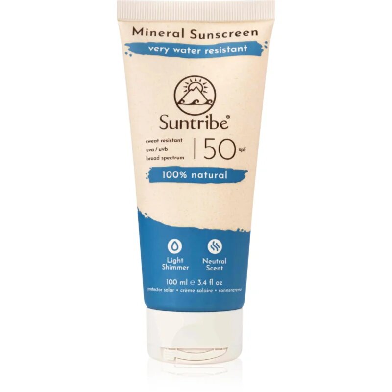 Suntribe Mineral Sunscreen минерален защитен крем за лице и тяло SPF 50 100 мл.