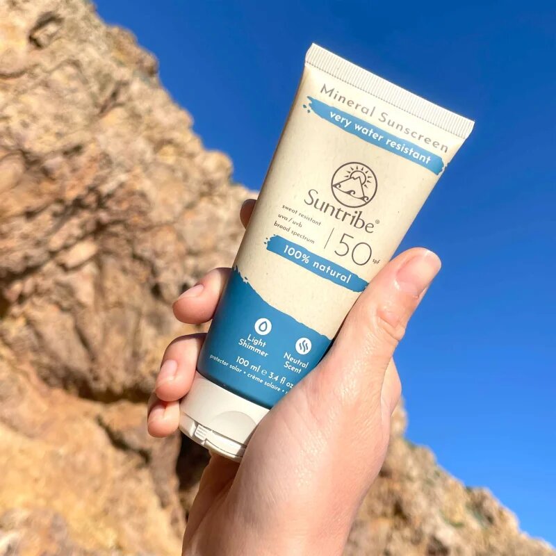 Suntribe Mineral Sunscreen минерален защитен крем за лице и тяло SPF 50 100 мл.