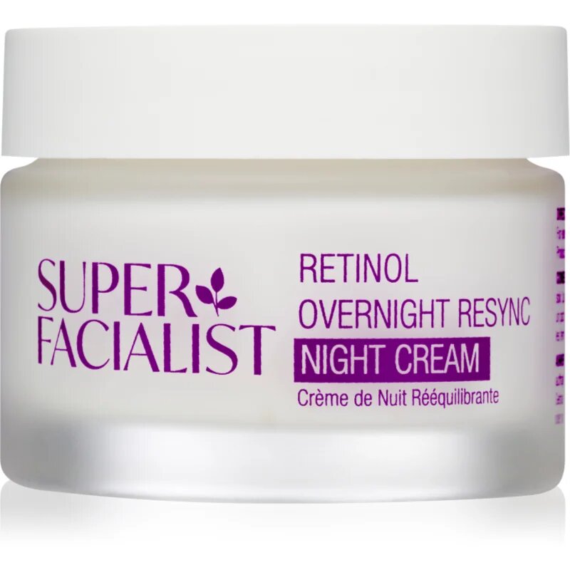 Super Facialist Retinol Overnight Resync изглаждащ нощен крем против бръчки 50 мл.