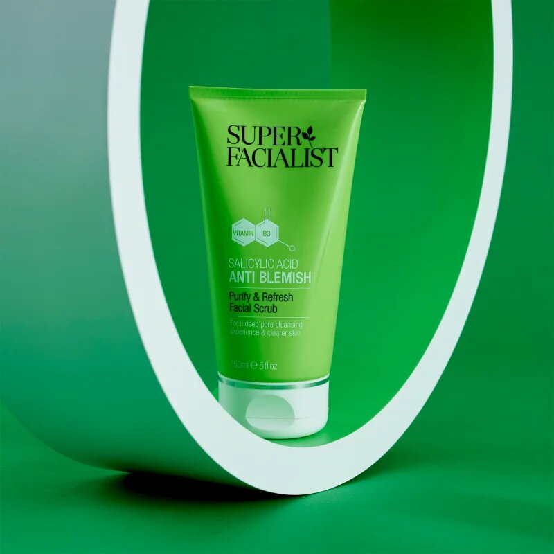 Super Facialist Salicylic Acid Anti Blemish нежно почистващ пилинг за мазна и проблемна кожа 150 мл.