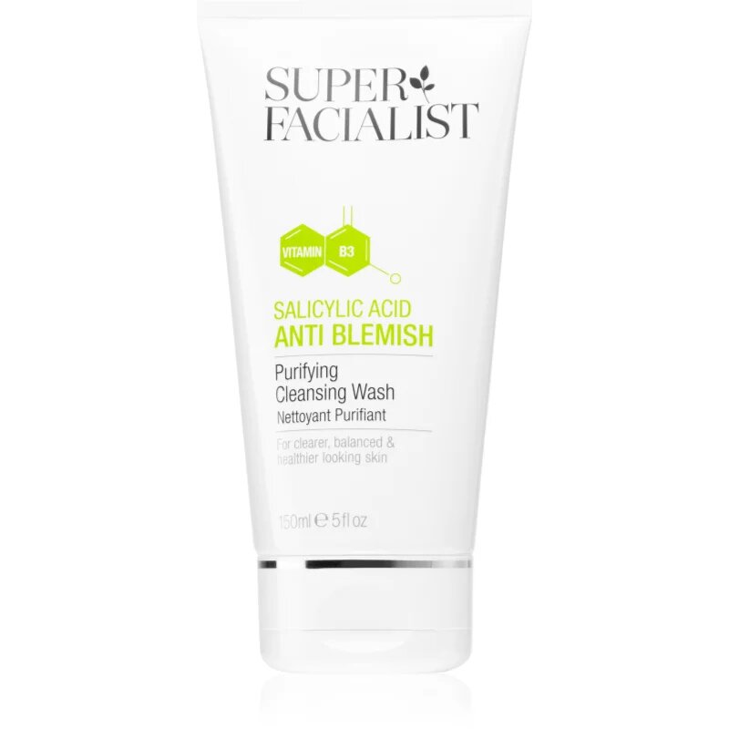 Super Facialist Salicylic Acid Anti Blemish почистващ гел за лице за проблемна и мазна кожа 150 мл.