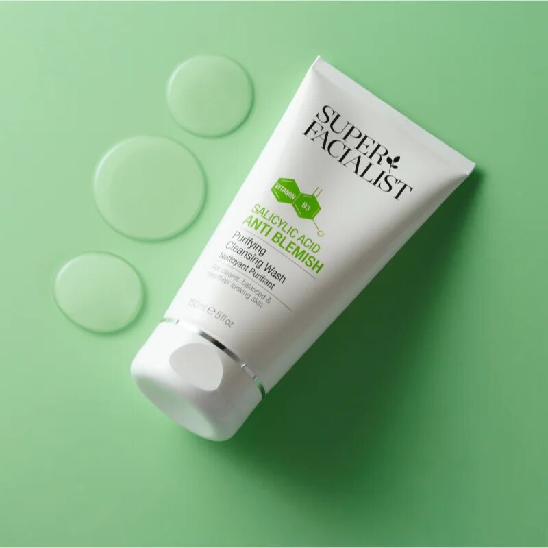 Super Facialist Salicylic Acid Anti Blemish почистващ гел за лице за проблемна и мазна кожа 150 мл.