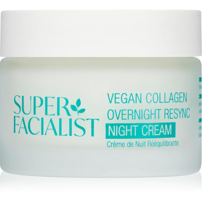 Super Facialist Vegan Collagen изглаждащ нощен крем с колаген 50 мл.