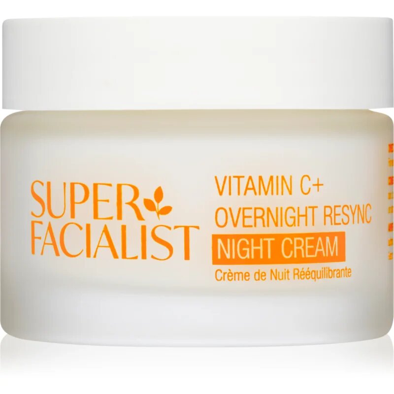 Super Facialist Vitamin C+ Overnight Resync озаряващ нощен крем с витамин С 50 мл.