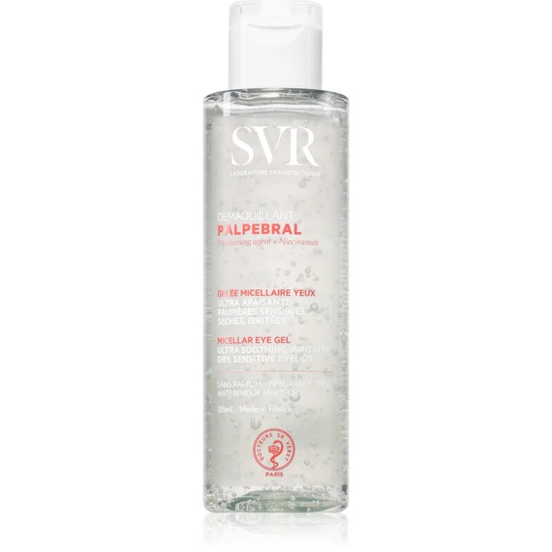 SVR PALPEBRAL Micellar Eye Gel успокояващ мицеларен гел за отстраняване на грим от околоочната зона 125 мл.