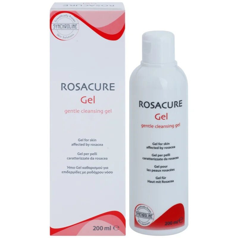 Synchroline Rosacure лек почистващ гел за чувствителна кожа със склонност към почервеняване 200 мл.