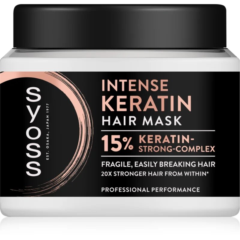 Syoss Intense Keratin интензивна маска за коса с кератин 400 мл.