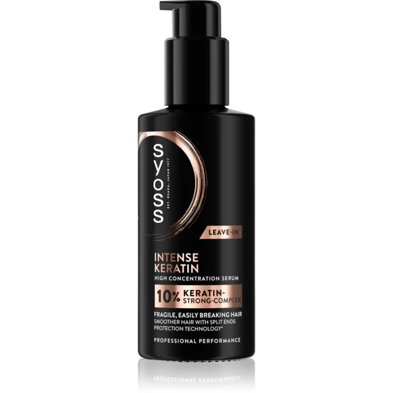 Syoss Intense Keratin серум без отмиване за силно увредена коса 100 мл.