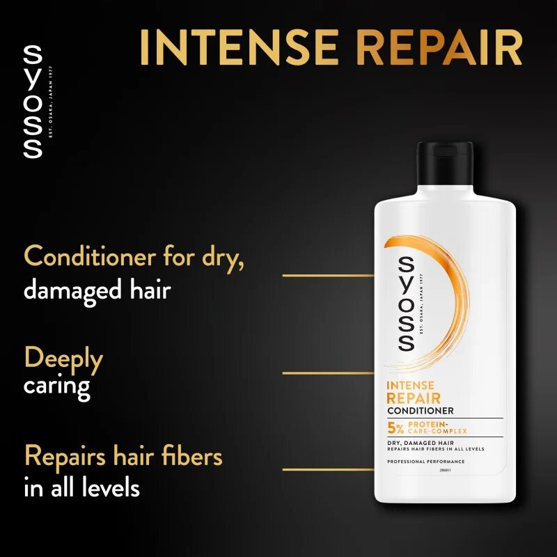 Syoss Intense Repair регенериращ балсам за суха и увредена коса 440 мл.