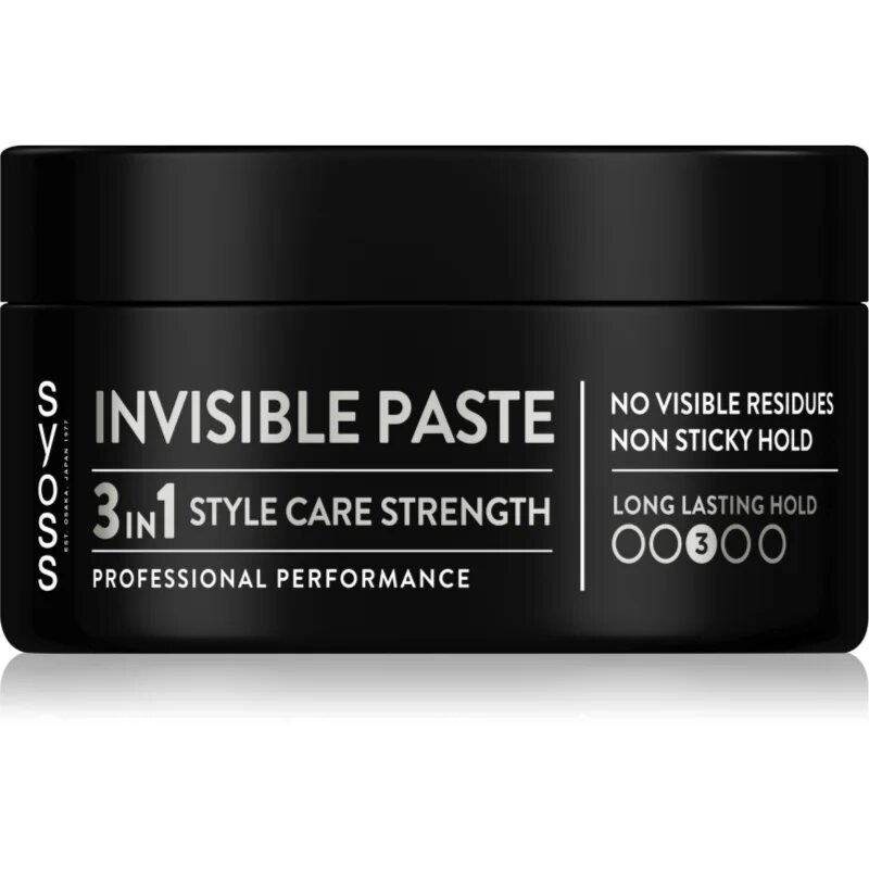 Syoss Invisible Hold безцветна стилизираща паста със средно силна фиксация 100 мл.