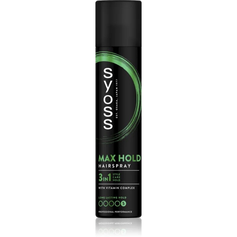 Syoss Max Hold лак за коса с екстра силна фиксация 300 мл.