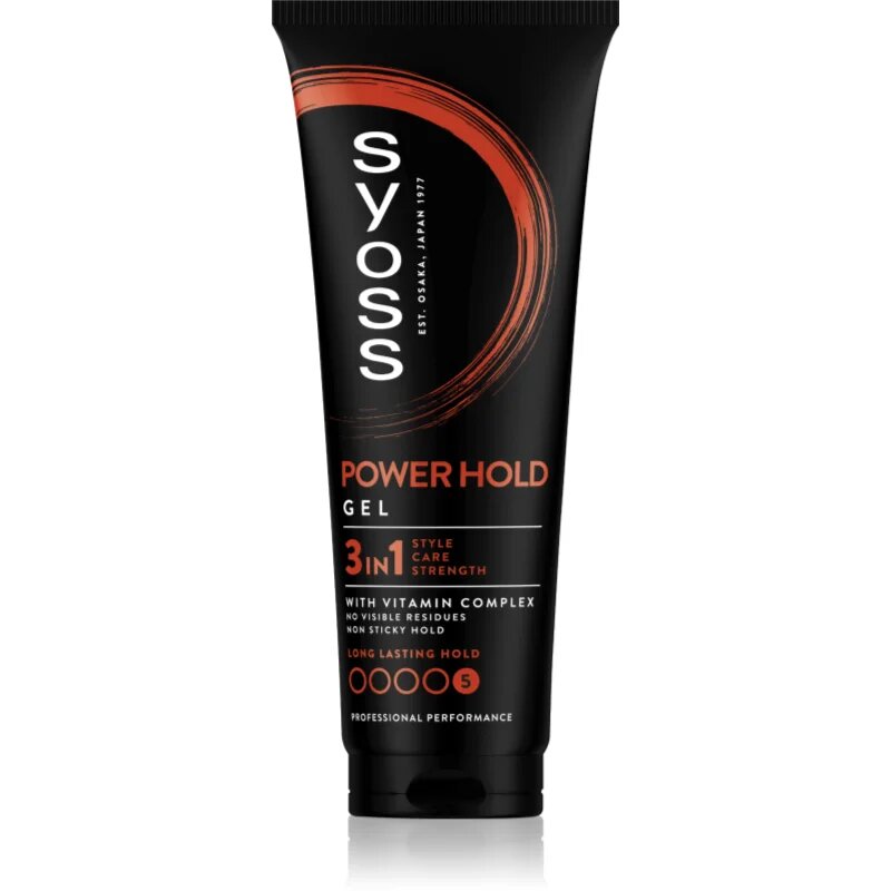 Syoss Power Hold оформящ гел с екстра силна фиксация 250 мл.