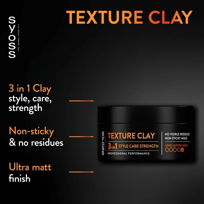 Syoss Texture Clay стилизираюа глина с екстра силна фиксация 100 мл.