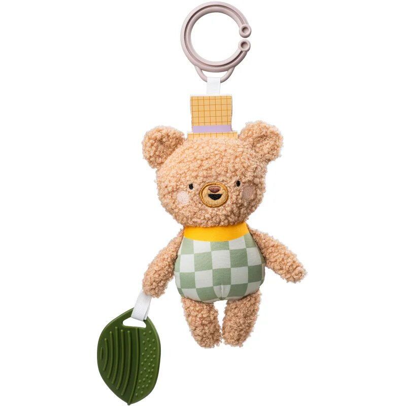 Taf Toys Activity Toy Brendon the Bear контрастна играчка за окачане с гризалка 1 бр.