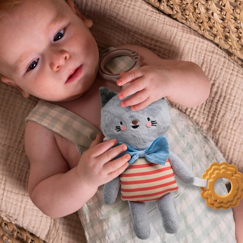 Taf Toys Activity Toy Clara the Cat контрастна играчка за окачане с гризалка 0 m+ 1 бр.
