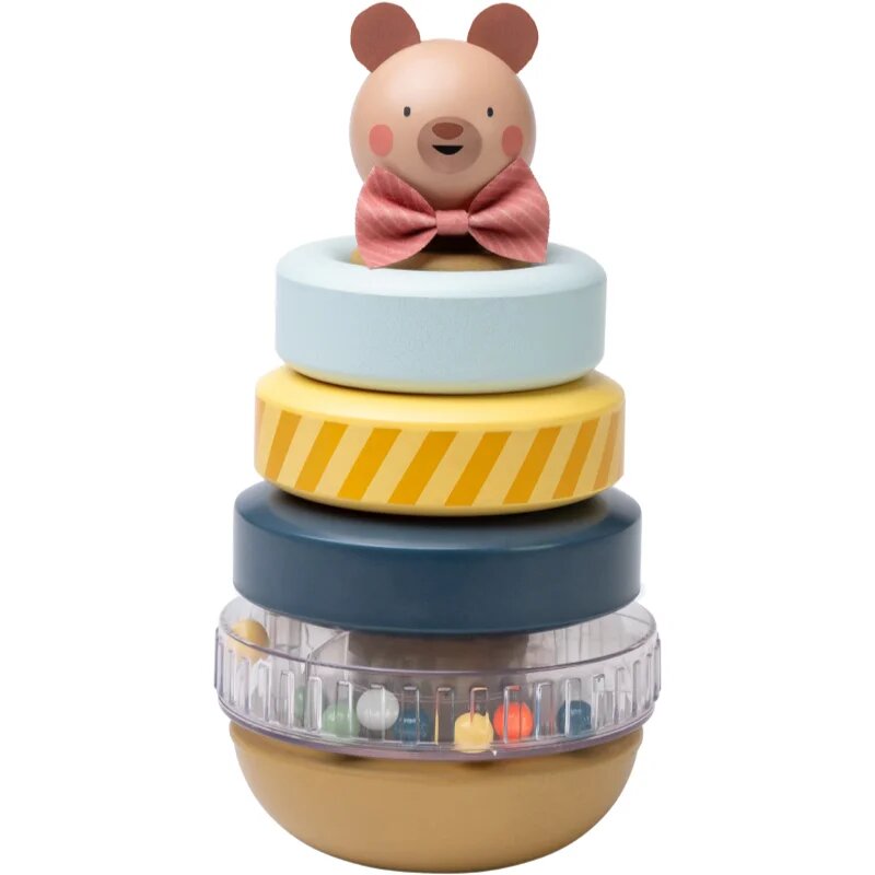 Taf Toys Pyramida Bear кула за сглобяване 9m+ 1 бр.