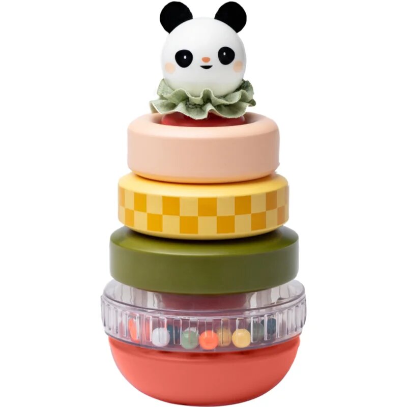 Taf Toys Pyramida Panda кула за сглобяване 9m+ 1 бр.