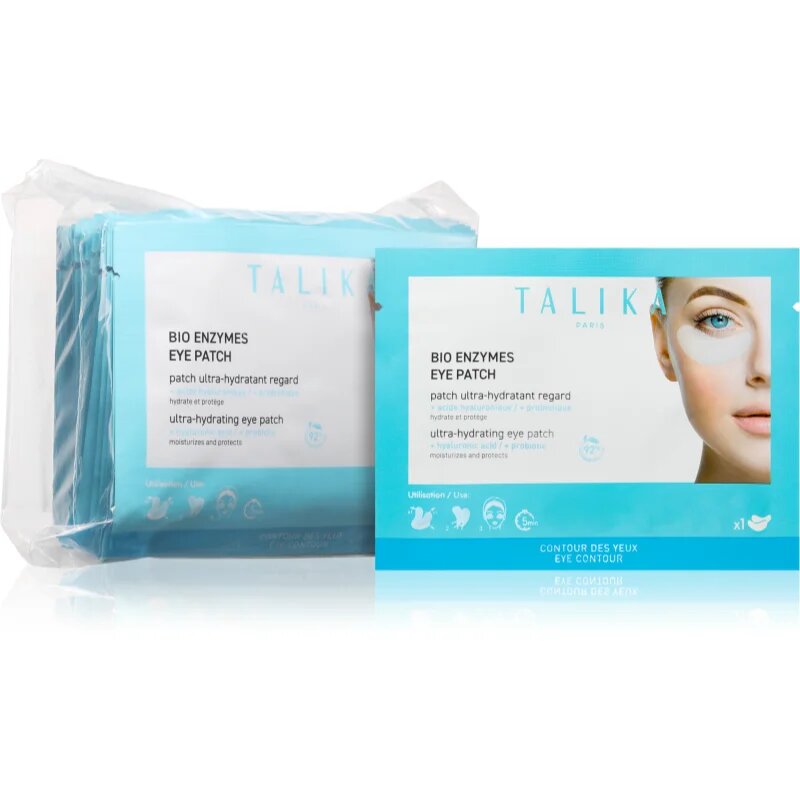 Talika Bio Enzymes Eye Patch изглаждата маска за околоочната зона с пробиотик 30 бр.