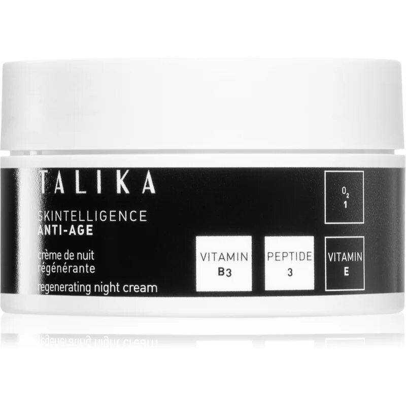 Talika Skintelligence Anti-Age Regenerating Night Cream регенериращ нощен крем против стареене и за стягане на кожата 50 мл.