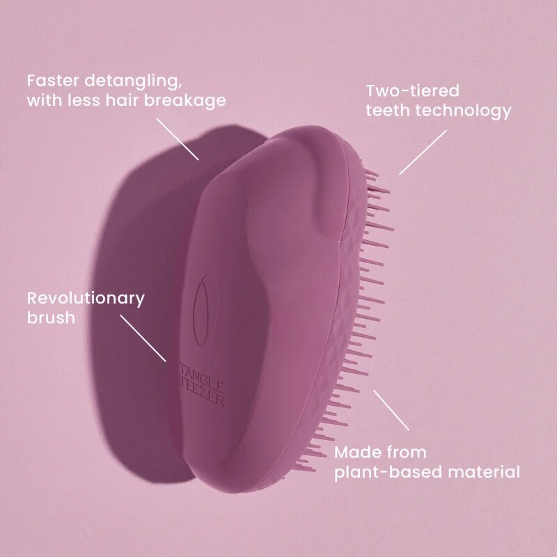 Tangle Teezer The Eco Brush Earthy Purple четка за по-лесно разресване на косата 1 бр.